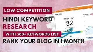 How to do keyword research in hindi | keyword research kaise kare | keyword research for SEO 2021