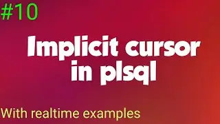 Implicit cursor in plsql || sql%found || sql%notfound ||examples