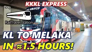 KL TO MELAKA JUST OVER 1.5 HOURS BY BUS! 🇲🇾🚌 KKKL Express KL TBS → Melaka Sentral