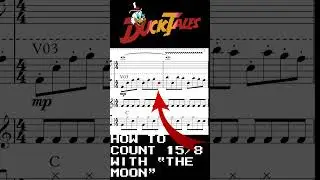 How to Count 15/8 With "The Moon" from DuckTales for the NES #musictheory #ludomusicology