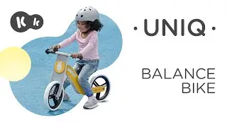 Kinderkraft UNIQ lightweight wooden balance bike