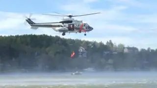 Super Puma rescue demonstration, Turku, Finland 2017