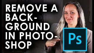 HOW TO CUT OUT A BACKGROUND IN PHOTOSHOP - Remove a background in Photoshop - Filmmaking 101