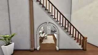 How To Build a Functional Room Under Stairs in The Sims 4