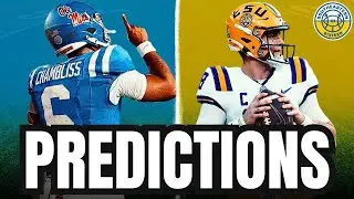 Ole Miss vs. LSU PREDICTIONS | 2025 College Football Predictions | SEC Week 5
