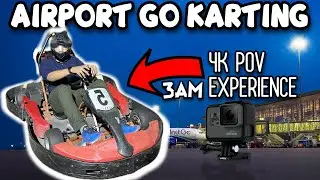 GO KARTING IN HYDERABAD AT 4AM - SHAMSHABAD AIRPORT | 4K POV