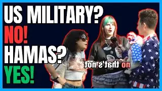 Americans AGAINST US Military But PRO HAMAS?!