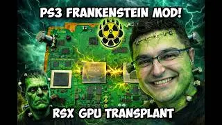 PS3 Frankenstein Mod | CECHE01 RSX GPU Swap Using Slim RSX (Full Repair)