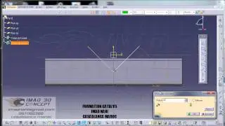 Catia V5 Tutorial / how to design sheetmetal with part design S 2 -catia-arabic