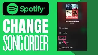 How To Change Song Order On Spotify Playlist 2023 SIMPLE