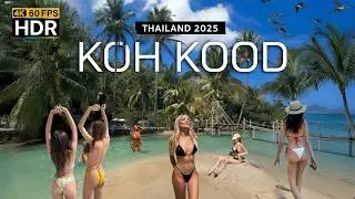 🇹🇭 4K HDR | Walking Koh Kood, Thailand | Best paradise island in the World | With Captions