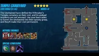 Orcs Must Die! Unchained Temple Graveyard War Mage Solo 5 Stars Maximilian