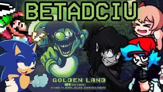 Golden Land Retake But Everyone? Sings It | Golden Land Retake Short Betadciu | FNF Betadciu