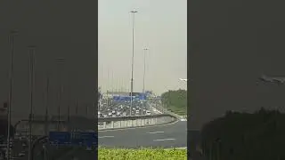 Guess Which Airline is this? Landing plane at dxb airport