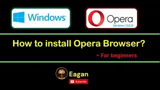 How to install Opera Web Browser? #opera #browser #selenium #stepbystepguide