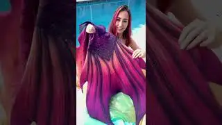 Unboxing Finfolk Productions “Harvest Moon” signature fabric tail with all the fins! 