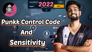 Punkk Sensitivity And Control Code New 2022 | Bgmi #bgmi #punkk #imrtwgaming