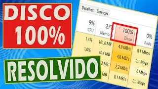 Disco Windows 100% Solução definitiva 2021