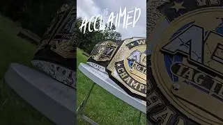 AEW Tag Team Title official replica ft for this #titletuesday #shorts