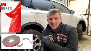 Here's why 3M double-sided tape won't stick! How to properly glue moldings on a 2019 Honda CR-V