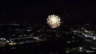 Soccer Stadium Fireworks from Pawtucket RI
