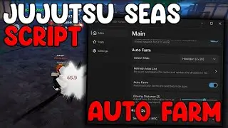 [⛩️NEW] Jujutsu Seas BEST Script Auto Farm, Kill Aura And Max Stats - Roblox 2025