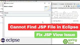 Cannot Find JSP File in Eclipse | Fix JSP View Issue