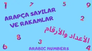 Arapça Sayılar | Bir Dakikada Sayıları Öğren | الاعداد بالتركية والعربية | اعدادحتى١٠
