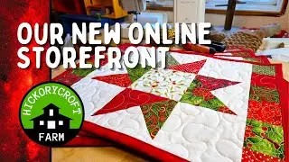 Quilting Projects And Our New Online Storefront (Quilting Videos) In The Studio
