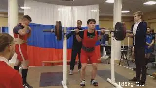 Троеборье Powerlifting 520kg wc/74
