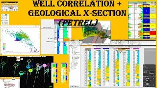 How to Create Geological Well Cross Section in Petrel || Petrel Tutorial||