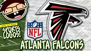 How to Draw ATLANTA FALCONS Logo (NFL National Football League) | Narrated Step-by-Step Tutorial