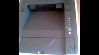 HP P2015 Printing Status Page