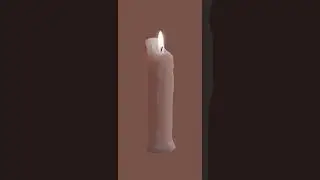 Animated Candle Melt Phone Wallpaper