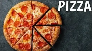 Pizza with salami in the oven [pizza recipe as in a pizzeria]