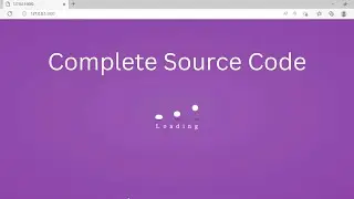 Bouncing Ball ⚽ Preloader Animation with Source Code 📄(HTML and CSS)| CodingWithRohani