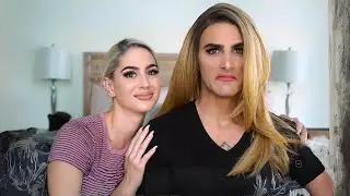 Man to Woman Makeup Transformation by Wife