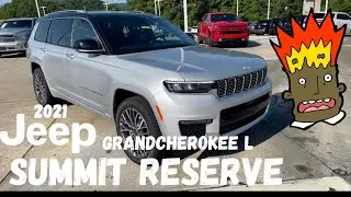 2021 Jeep Grand Cherokee L Summit Reserve Full Walk Around $66,000 Window Sticker