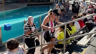 Tom the Mime's Comedy Antics | Tom the Famous Seaworld Mime