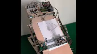 Stampante costruita con il meccano - meccano dot printer - PN1 - powered by Arduino