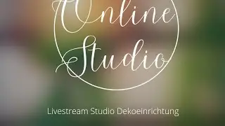 Livestream Online Studio Dekoeinrichtung