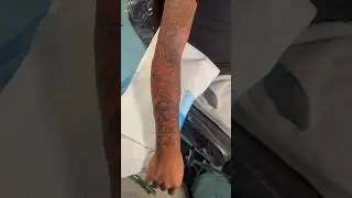 He finished his sleeve #tattoo #tattooideas #tattoolines
