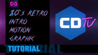80s Retro Intro Motion Graphic Tutorial | After Effects