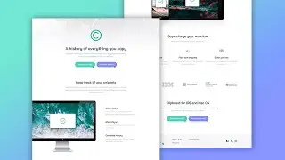 HTML & CSS (Grid) - clipboard landing page frontendmentor challenge