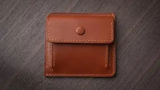 Кошелек минималиста. Помещается всё: купюры, кредитки, мелочь.