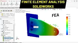 SOLIDWORKS Tutorial Shear Stress Analysis FEA | Robo CAD