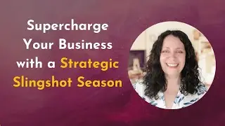 From Overwhelm to Optimization: Embracing the Slingshot Season.