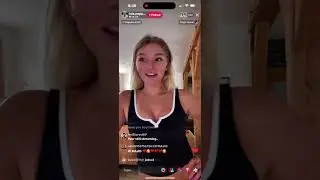 Blonde Model TikTok Live (10/22/25)