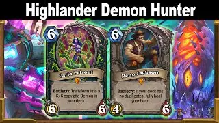 98% Winrate! NEW Double N'Zoth Highlander Control DH! | Fractured in Alterac Valley | Hearthstone