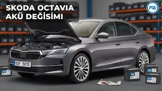 Skoda Octavia Hibrit Akü Değişimi Nasıl Yapılır? Varta Akü 60 EFB Start Stop - FG AKÜ